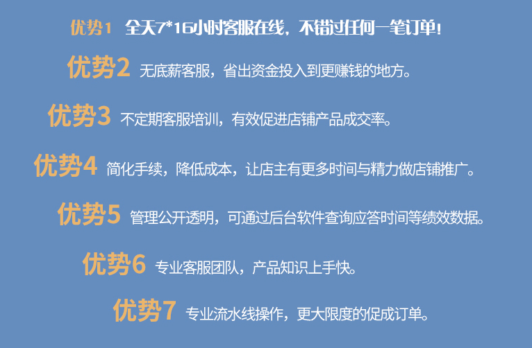 淘寶客服外包優(yōu)勢(shì)